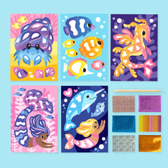 Foil art - ocean magic