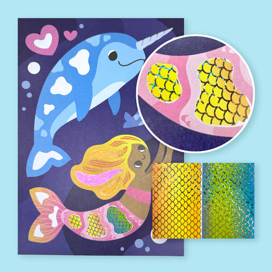 Foil art - ocean magic