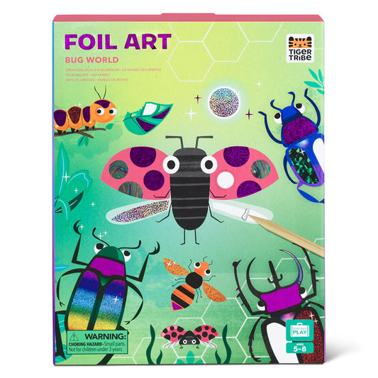 foil art - bug world