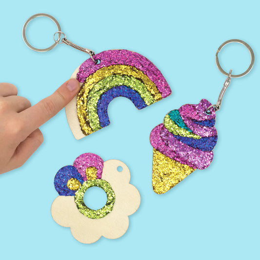 Glitter goo bag charms