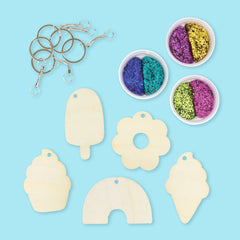 Glitter goo bag charms