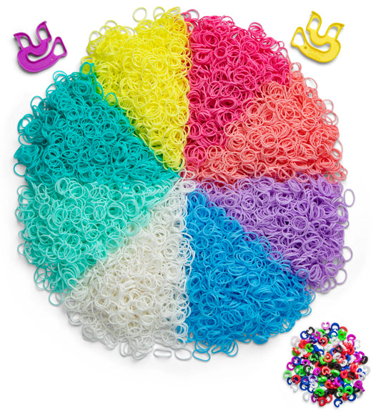 Rainbow loom - treasure box pastel