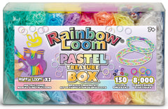 Rainbow loom - treasure box pastel
