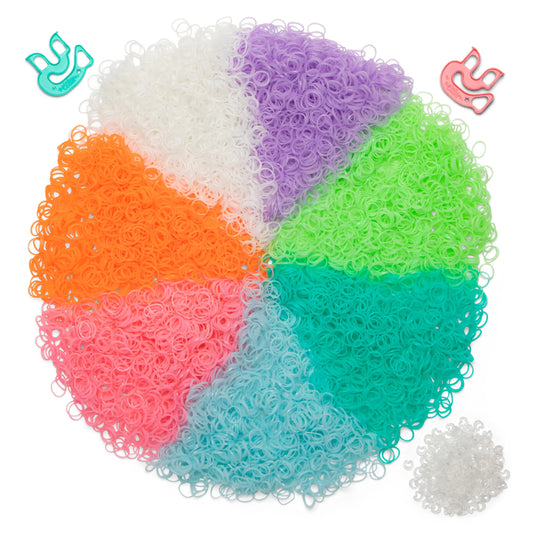 Rainbow loom - treasure box glow