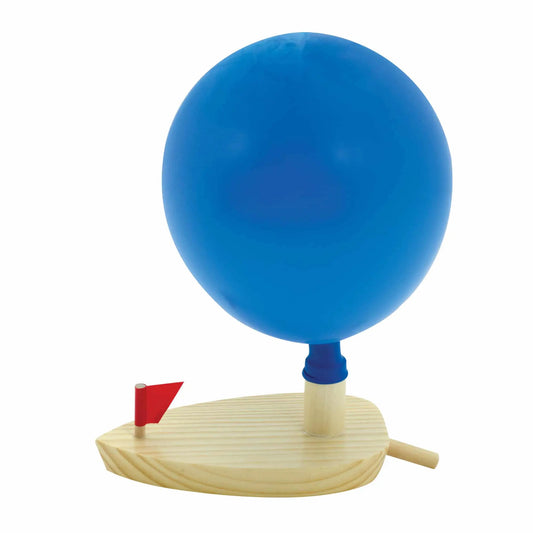 Balloon powered boat