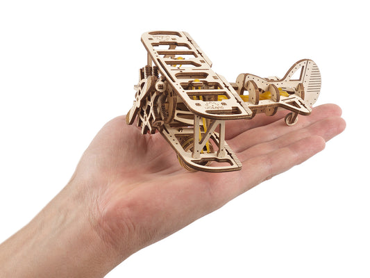 Ugears Mini Bi-Plane 84pc