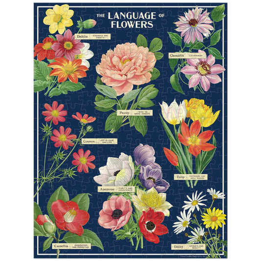 Vintage mini puzzle - Language of flowers 240 pce