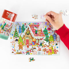 Holographic Gingerbread House - 100 pc -