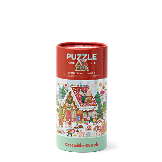 Holographic Gingerbread House - 100 pc -
