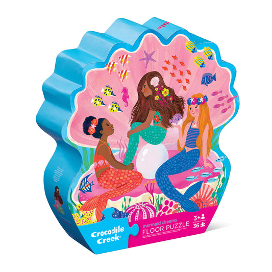 mermaid dreams floor puzzle 36pc
