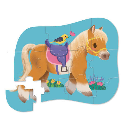 Mini Puzzle 12pc - Pony