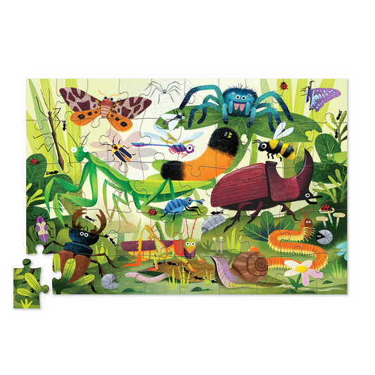 Holographic - Backyard bugs puzzle 50pcs