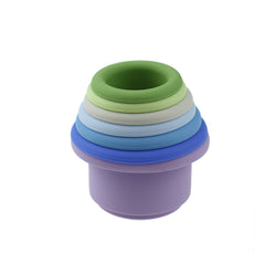 stacking cups 7 piece silicone