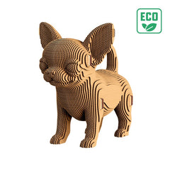 3D chihuahua puppy cardboard puzzle