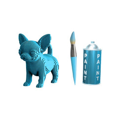 3D chihuahua puppy cardboard puzzle