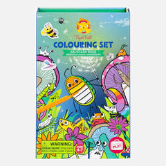 colouring set - backyard bugs