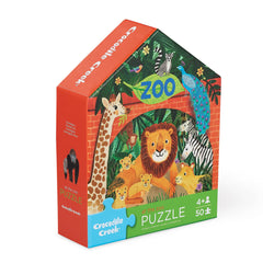 Flat House Puzzle 50 pc - Zoo