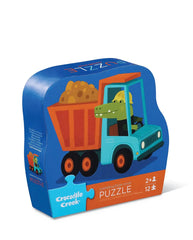 Mini puzzle 12pc - Construction Croc