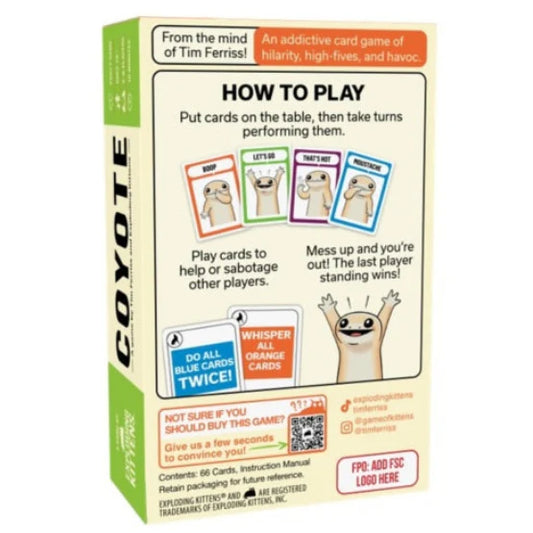 Coyote small box - (by exploding kittens)