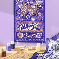 Tiger silk scarf painting kit