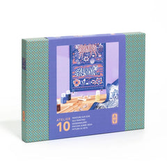 Tiger silk scarf painting kit