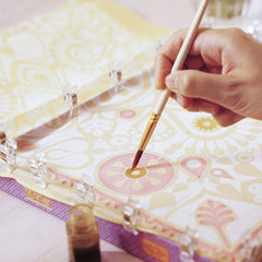 Floral silk scarf painting kit