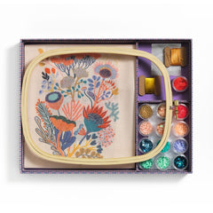 Floral Beadwork Embroidery Kit