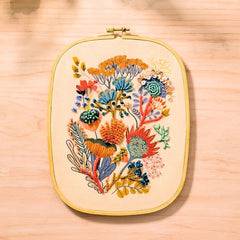 Floral Beadwork Embroidery Kit