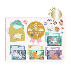 Djeco - Marvelous creatures invitation set