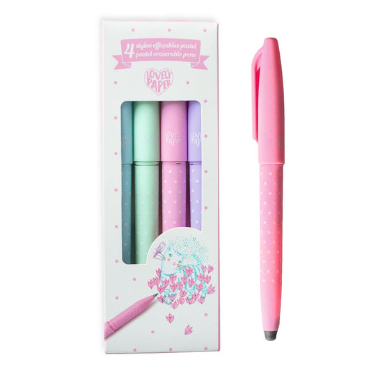 pack 4 erasable pens