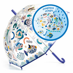 Fish Themed Colour Change PVC Child Umbrella