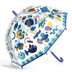 Fish Themed Colour Change PVC Child Umbrella