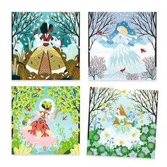 Djeco - Foil Art dresses in season
