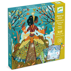 Djeco - Foil Art dresses in season