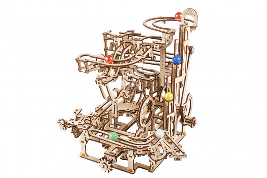 ugears marble run tiered hoist