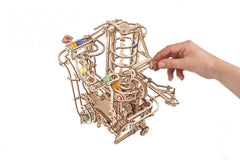 ugears marble run spiral hoist