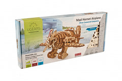 ugears mad hornet airplane