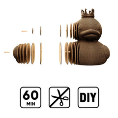 3D duck cardboard puzzle