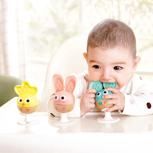 Hape - Cheery critter rattle trio