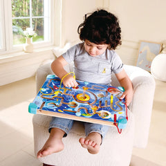 Hape - 2 in 1 space maze & tangram board
