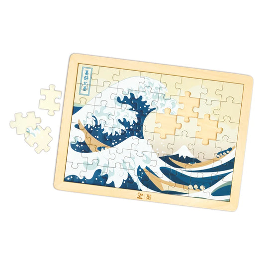 Hape - Hokusai Great Wave Puzzle 49 Pcs