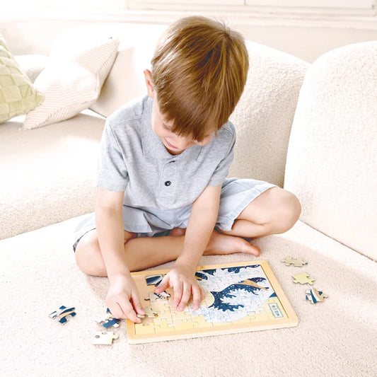 Hape - Hokusai Great Wave Puzzle 49 Pcs