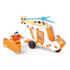 Hape - To the rescue helicopter set