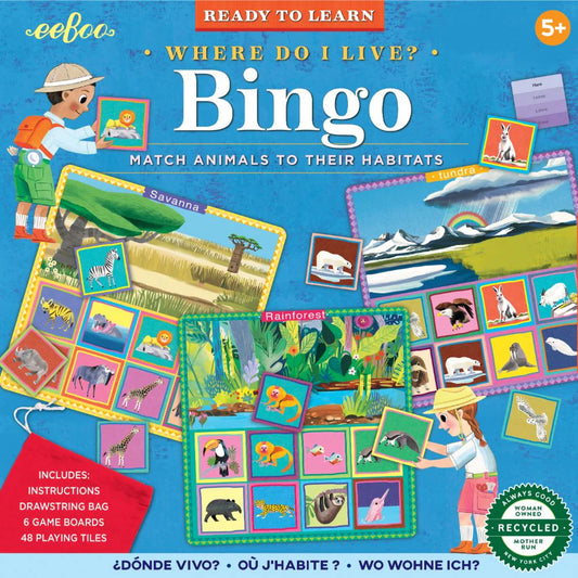 eeBoo - where do I live bingo