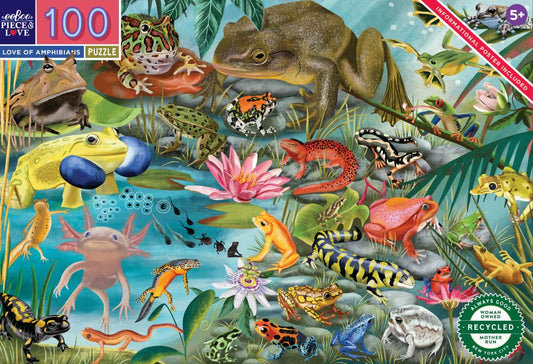 love of amphibians 100 pce puzzle