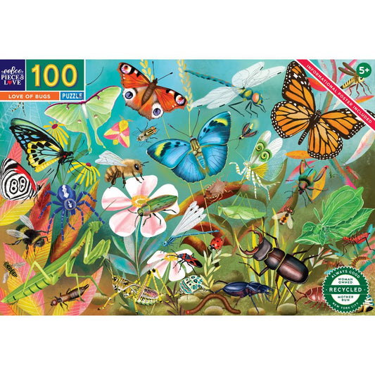 love of bugs 100 piece puzzle