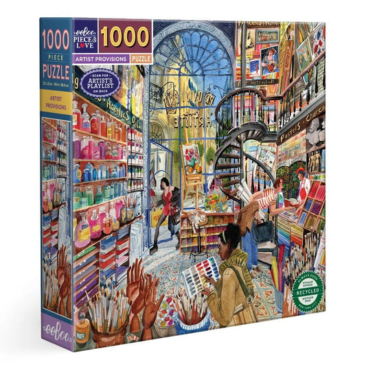 eeBoo 1000 pce puzzle - Artists provisions
