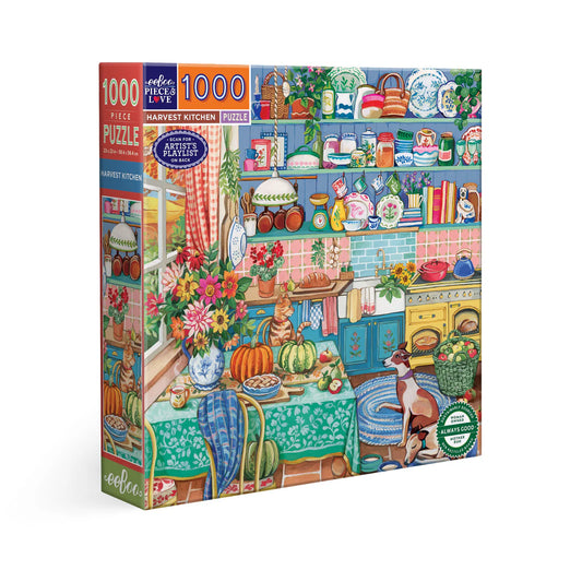 eeBoo 1000 pce puzzle - Harvest kitchen