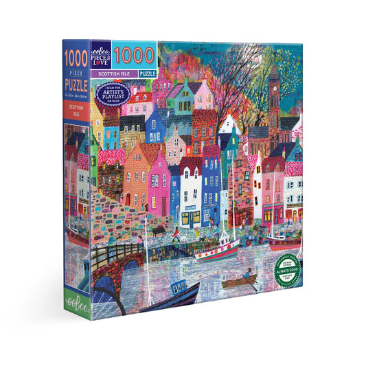 eeBoo 1000 pce puzzle - Scottish Isle