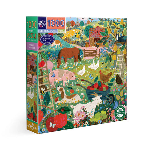 eeboo 1000 pce puzzle - English pastures